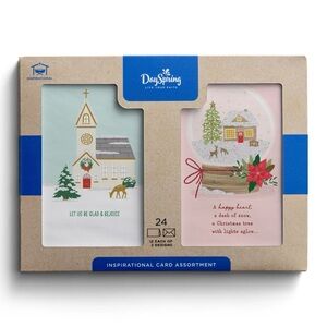 DaySpring Inspirational Christmas
Card Assortment Box SET of 24
-NWT